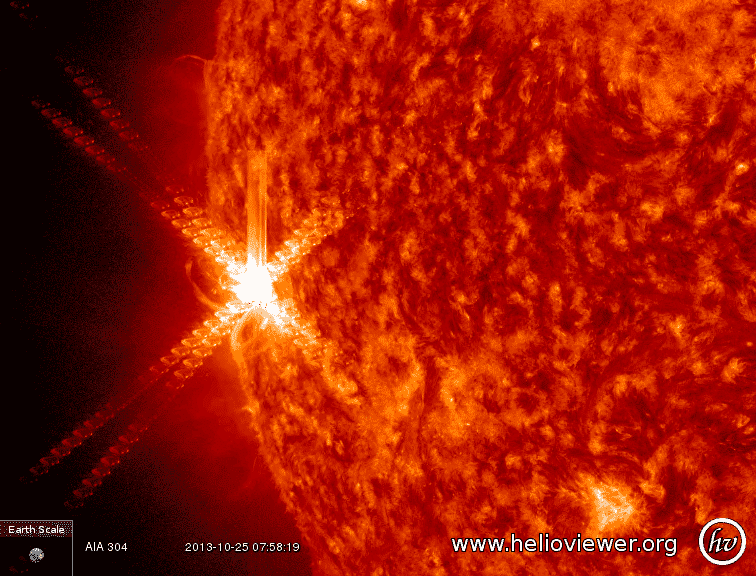 Starke Sonneneruption: 2 X-Klasse Flares ! 1