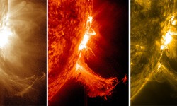Doppelte M-Klasse Sonneneruption 2