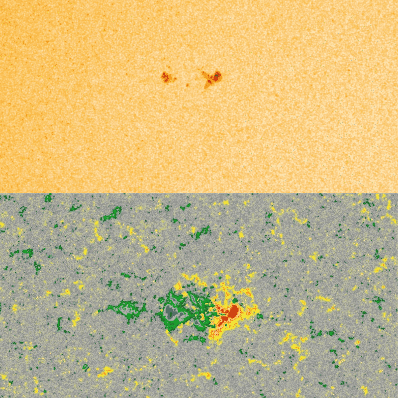 Sonnenfleck 2757 aufgenommen am 26.01.2020