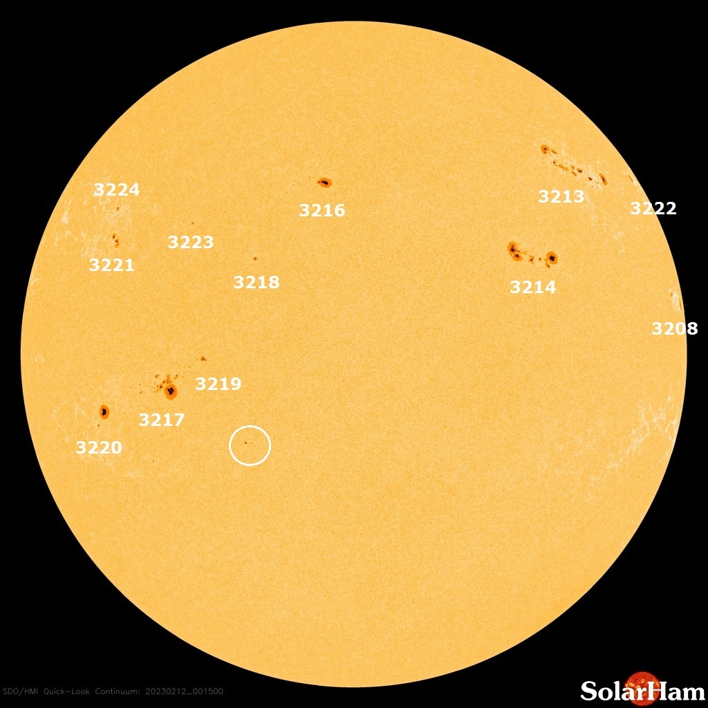 Die sichtbare Sonnenscheibe (Aktualisiert am 12. Februar 2023)